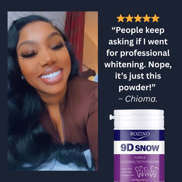 9D snow teeth powder